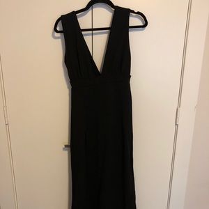 Nasty Gal Black Deep in Dancing maxi dress,